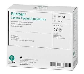 (3) BOXES OF (1000) COTTON TIPPED APPLICATORS