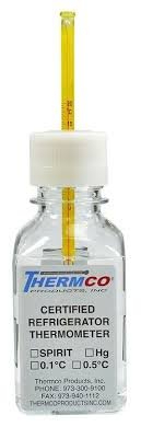 (3) CERTIFIED REFRIGERATOR THERMOMETER