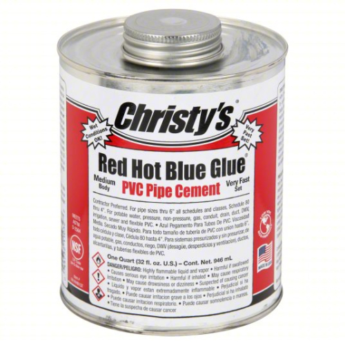 (4) PVC SOLVENT CEMENT