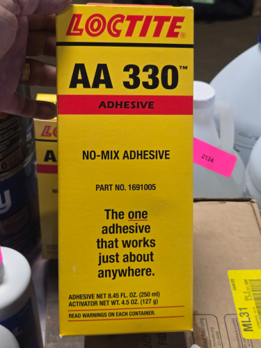 (2) ACTIVATOR CURED ADHESIVE