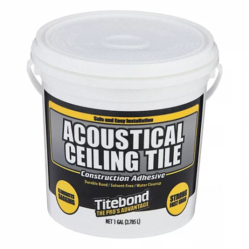 (2) ACOUSTICAL CEILING TILE ADHESIVE