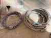 SEVERAL BUNDLES LOT OF FLEXIBLE METAL ELECTRICAL CONDUIT - APPROX 100 LINEAR FT. - 2