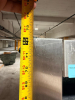(1) LARGE INDUSTRIAL STAINLESS STEEL STORAGE CABINET WITH SLIDING DOORS AND SHELVES - 3