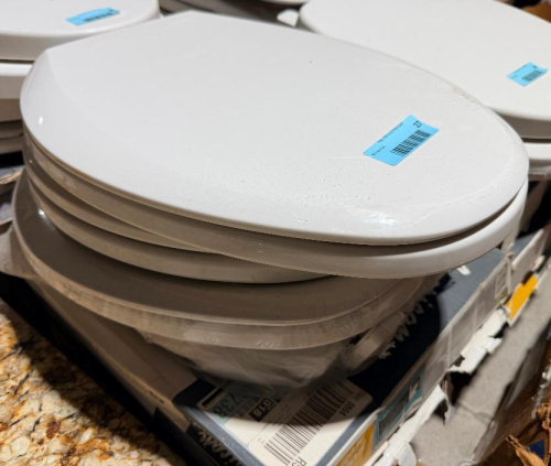 (8) ASSORTED TOILET SEATS