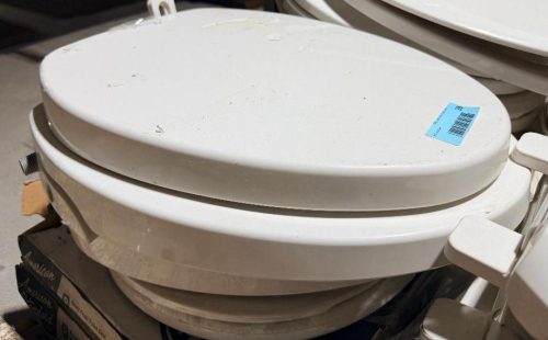(8) ASSORTED TOILET SEATS