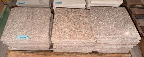 36 SQ FT OF 12" X 12" SPECKLED SQUARE FLOOR TILES