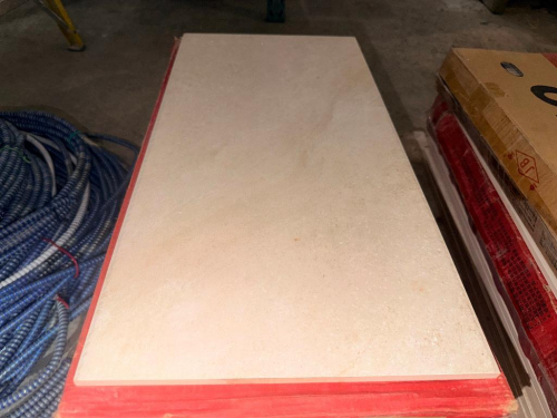 56 SQ FT OF NATURAL STONE PORCELAIN FLOOR TILES