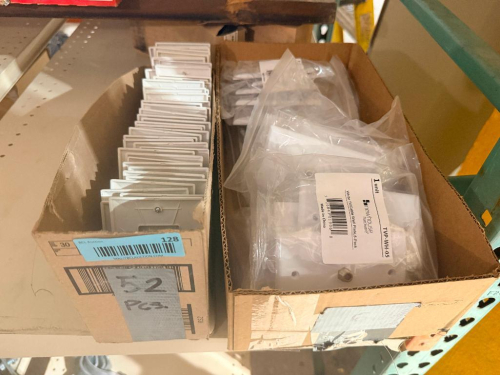 (1) ASSORTED LOT OF ELECTRICAL WALL PLATES AND COVERS