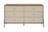 (1) DOUBLE DRESSER