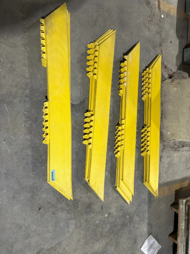 (16) HEAVY DUTY CHECKER YELLOW JACKET AMS ADA CABLE PROTECTORS RAMPS
