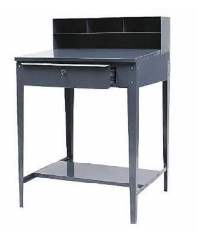 (1) STEEL SHOP DESK
