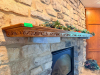120" X 13" CARVED WOOD FIREPLACE MANTEL - 2