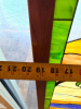 (1) STAINED GLASS HUMMINGBIRD WINDOW PANEL - 3