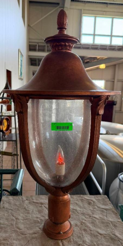 (5) DECORATIVE OUTDOOR POST LANTERN