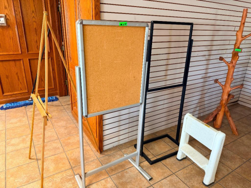 (2) SIGN STANDS