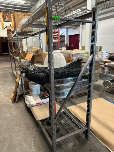 (3) SECTIONS OF 72" LIGHT DUTY RACKING.