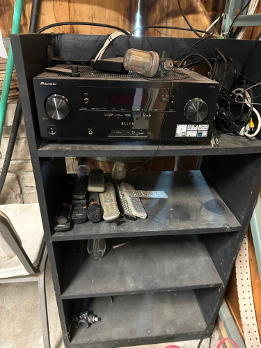 PIONEER ELITE R TUNER W/ STAND AND ASSORTED REMOTES