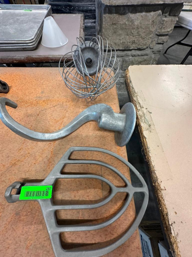 (3) PIECE 20 QT MIXER ATTACHMENT SET.