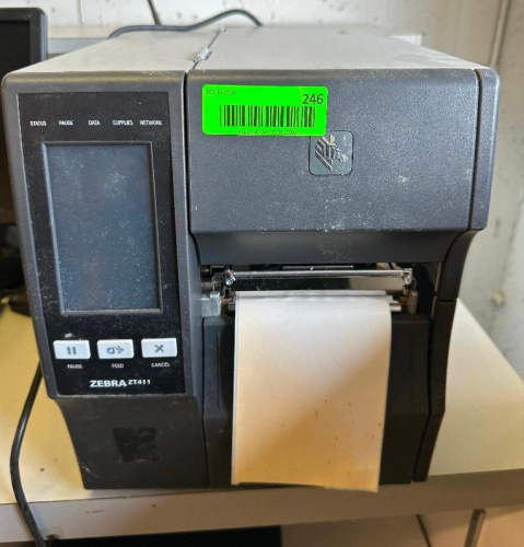ZEBRA ZT411 INDUSTRIAL LABEL PRINTER.