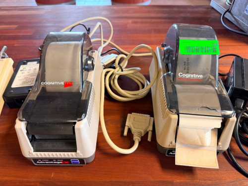 (2) COGNITIVE LABEL PRINTERS.