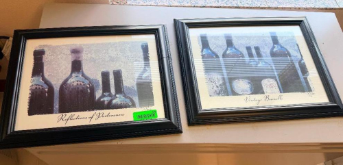 (3) ASSORTED FRAMED PRINTS.