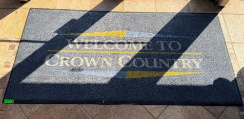 72" "CROWN COUNTRY" LOGO'ED TRAFFIC MAT