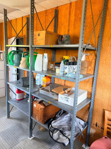 (2) 36" X 24" METAL PARTS SHELVING