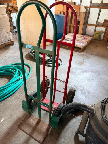 (2) TWO WHEEL HAND TRUCKS