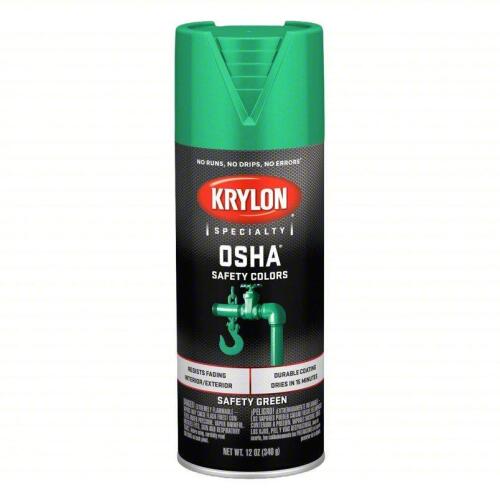 (3) OSHA GREEN SPRAY PAINT