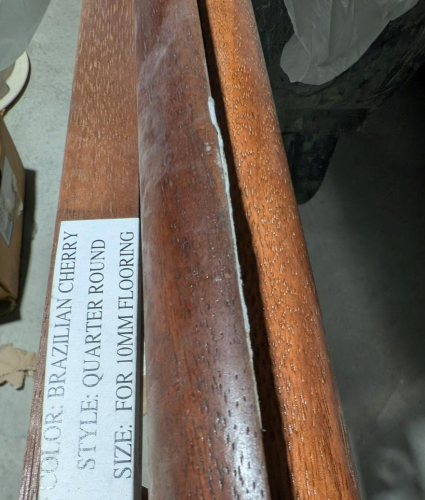 BRAZILIAN CHERRY HARDWOOD QUARTER ROUND