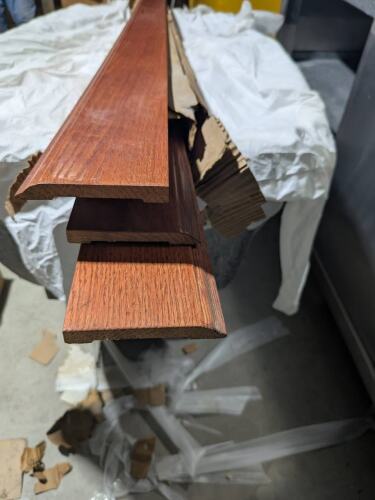 ARTISTIC FINISHES RED OAK WALL BASE (8 FT)