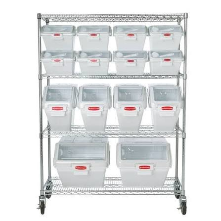 (1) MOBILE RACK FOR INGREDIENT BINS