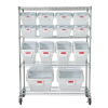 (1) MOBILE RACK FOR INGREDIENT BINS