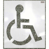 (1) INDIVIDUAL STENCIL, HANDICAPPED SYMBOL