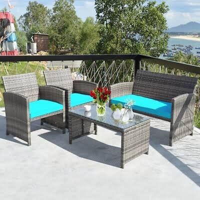 (1) SET OF PATIO FURNITURE