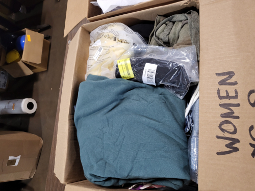 (1) BOX OF WOMEN'S CLOTHING