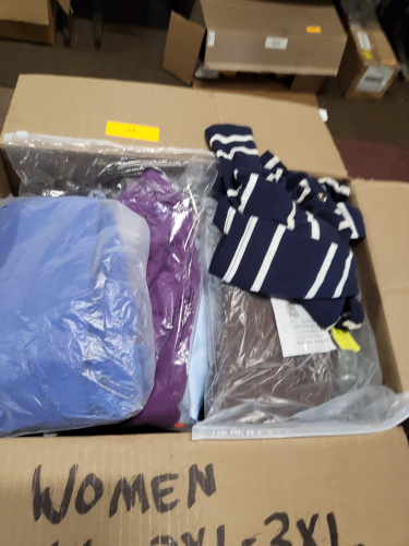 (1) BOX OF WOMEN'S CLOTHING