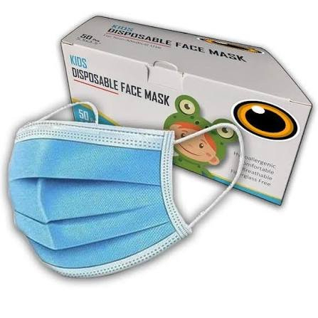 (3) BOXES OF (50) KIDS FACE MASK