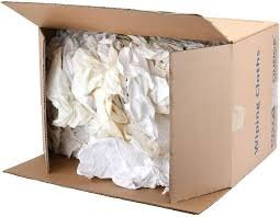 (1) CASE OF RECLAIMED ASSORTED CLOTH
