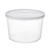(1) BOX OF (50) CONTAINERS AND LIDS