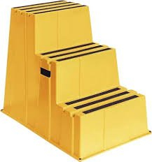 (1) NESTABLE STEP WITH HANDRAILS
