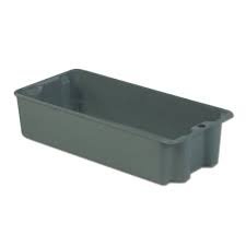 (3) STACKING AND NESTING STORAGE TOTES