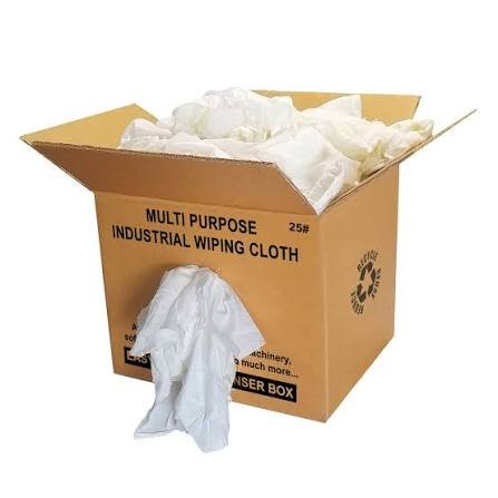 (1) BOX OF CLEANING RAGS