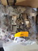 (1) BAG OF APPROX (50) LARGE ABRASIVE MEDIA BLAST CLAMPS - 2