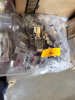 (1) BAG OF APPROX (50) LARGE ABRASIVE MEDIA BLAST CLAMPS - 5