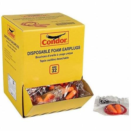 (1) BOX OF (200) PAIRS OF EAR PLUGS