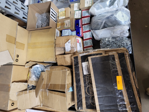 (1) MISC TABLE OF NUTS AND BOLTS