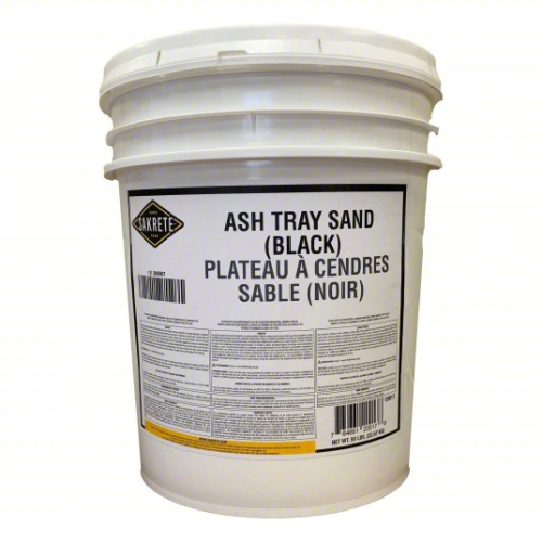 (1) BLACK ASHTRAY SAND