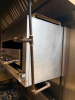 COMMERCIAL GAS SALAMANDER BROILER WITH STAINLESS STEEL EXTERIOR, ADJUSTABLE-HEIGHT BROILER RACK, LARGE FRONT HANDLE, DUAL GAS CONTROLS, AND REMOVABLE LOWER DRIP/CRUMB TRAY. - 4