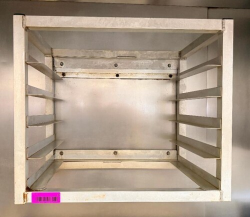 HALF SIZE WALL MOUNTED RACK / TRAY HOLDER.